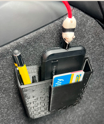 Organizado de carro com velcro