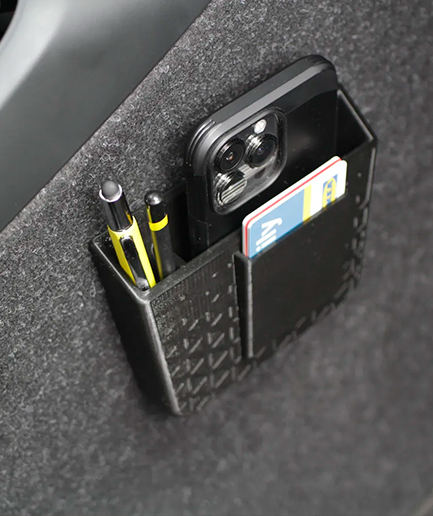 Organizado de carro com velcro